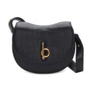 Zwarte Stijlvolle Tassen Collectie Burberry , Black , Dames