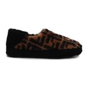 Luxe Bonten Pantoffels Open Rug Fendi , Multicolor , Heren