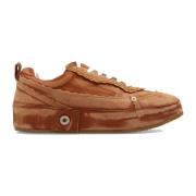 Deconstructed Leren Sneakers Loewe , Brown , Heren