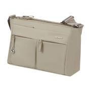 Steen Groene Schoudertas met Zakken Samsonite , Beige , Dames