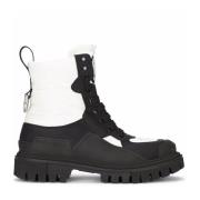 Trekking Boots Leren Binnenzool Rubberen Zool Dolce & Gabbana , Black ...