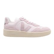 Roze Leren Suède Sneakers Veja , Pink , Dames