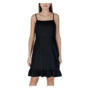 Zwarte Strapless Zomerjurk b.young , Black , Dames