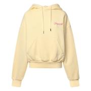 Gele Geborduurde Hoodie Jacquemus , Yellow , Dames