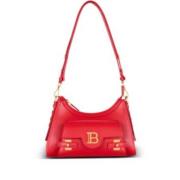 Hobo Schoudertas met B_buzz Stijl Balmain , Red , Dames