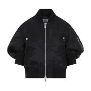 Bomber Jackets Sacai , Black , Dames