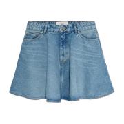 Denim rok Ami Paris , Blue , Dames