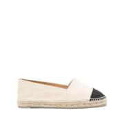 Zwarte platte espadrilles met zwarte neus Castañer , Multicolor , Dame...