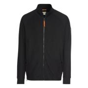 Stijlvolle Sweatjack met Opstaande Kraag Camel Active , Black , Heren