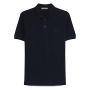 Pima Katoen Polo Shirt Corneliani , Blue , Heren