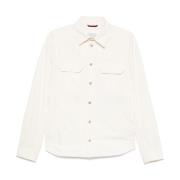 Witte Jas met Drukknopen Brunello Cucinelli , White , Heren