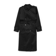 Stijlvolle Winterjas voor Vrouwen Elisabetta Franchi , Black , Dames