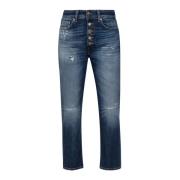 Vintage Straight Leg Jeans Dondup , Blue , Dames