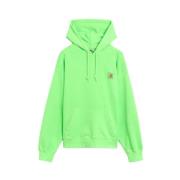 Groene Hooded Industry Katoenen Sweatshirt Carhartt Wip , Green , Here...