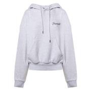 Geborduurde Grijze Hoodie Jacquemus , Gray , Dames