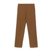 Bruine broek met voorknoopsluiting PT Torino , Brown , Heren