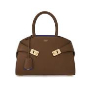 Stijlvolle Tassen Collectie Salvatore Ferragamo , Brown , Dames