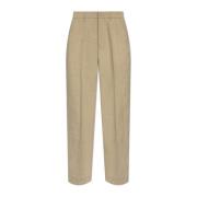 Wollen broek Ami Paris , Beige , Heren