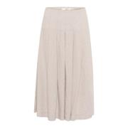 Haze Melange Rok InWear , Beige , Dames