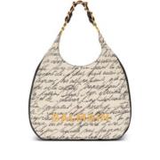 Zachte Hobo Schoudertas Balmain , White , Dames