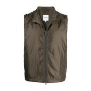 Lichtgewicht Nylon Gilet Aspesi , Green , Heren