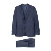 Blauwe Jurk voor Mannen Corneliani , Blue , Heren