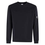 Comfortabele Fleece Crew Neck Sweatshirt C.p. Company , Blue , Heren