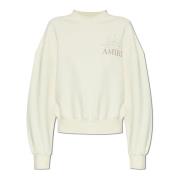 Sweatshirt met logo Amiri , Beige , Dames