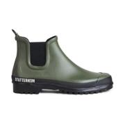 Groen/Zwart Chelsea Rainwalker Regenlaarzen Stutterheim , Green , Unis...