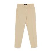 Beige Broek met Verborgen Sluiting Peuterey , Beige , Dames