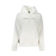 Wit Katoenen Sweatshirt voor Vrouwen Tommy Hilfiger , White , Dames