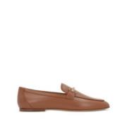 Leren Loafers voor Heren Tod's , Brown , Heren