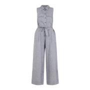 Blauwe Jumpsuit Peserico , Blue , Dames