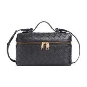 Zwart Goud Vanity Case Bottega Veneta , Black , Dames