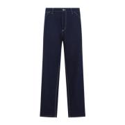 Blauwe Eenvoudige Broek voor Mannen Carhartt Wip , Blue , Heren