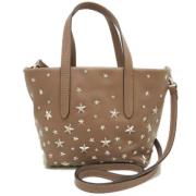 Pre-owned Leather totes Jimmy Choo Pre-owned , Brown , Dames