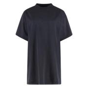 Distressed katoenen T-shirt met faded effect Balenciaga , Black , Dame...