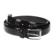 Klassieke Leren Riem Anderson's , Black , Heren