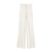 Wijde Pijpen Broek Rick Owens , Beige , Dames