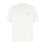 Casual Katoenen T-Shirt in Diverse Kleuren Brunello Cucinelli , White ...