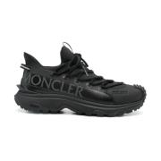 Zwarte Sneakers Verhogen Stijl Comfort Moncler , Black , Heren