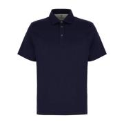 Klassiek Polo Shirt voor Mannen Brunello Cucinelli , Blue , Heren