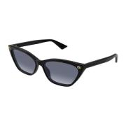 Gepolariseerde Cat-Eye Zonnebril Gg1815S 005 Gucci , Black , Dames