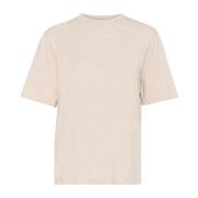 Ginger Root Melange Tee Top InWear , Beige , Dames