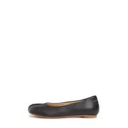 Zwarte leren balletflats vierkante neus MM6 Maison Margiela , Black , ...