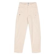 Alexis Cargo High Rise Broek Paige , Beige , Dames