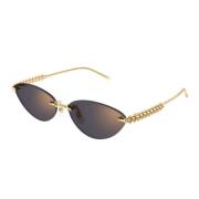 Moderne Vrouwelijke Cat-Eye Brillencollectie Cartier , Yellow , Dames