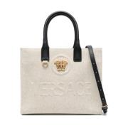 Beige Tassen voor Modeliefhebbers Versace , Beige , Dames