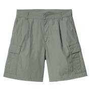 Groene Cargo Shorts met Geborduurd Logo Carhartt Wip , Green , Heren