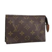 Pre-owned Canvas pouches Louis Vuitton Vintage , Brown , Dames